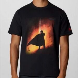 Columbia x Star Wars Darth VaderBlack Short-Sleeve Graphic Tee Large